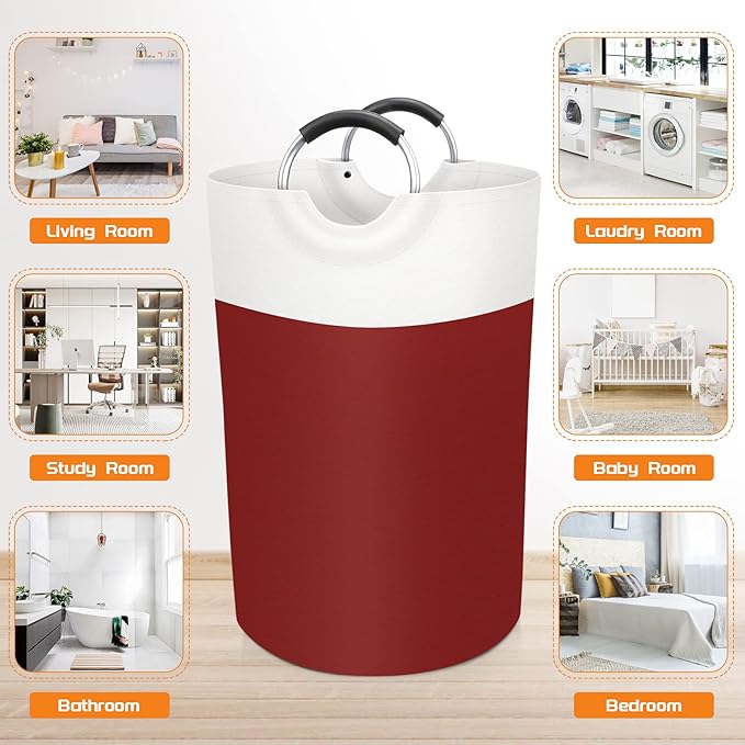 BlissTotes Laundry Basket, Laundry Hamper, Collapsible Laundry Baskets - Image 7
