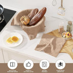 Homaxy Kitchen Towels and Dishcloths Set, 10 x 10 and 13 x 19 Inches, No Lint - Image 2