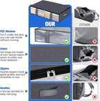 Under Bed Storage Containers, 2 Pack Blanket Storage Bags, Collapsible Storage - Image 6