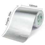 BOMEI PACK Adhesive Aluminum Foil Heat Shield Tape 1 Pack 6inch x 66ft - Image 2