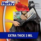 Hefty Load & Carry Heavy Duty Contractor Large Trash Bags, 42 Gallon - Image 3