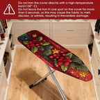 Nuxovilar Winter Poinsettia Stained Glass Style Wallpaper Border Peel and Stick - Image 4