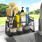 Housolution Sponge Holder for Kitchen Sink, 2-Tier Sink Caddy Organizer by Housolution