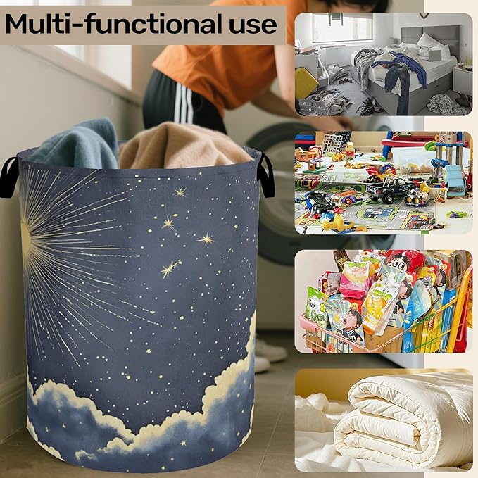 Sun Cloud Gothic Laundry Basket - Image 6