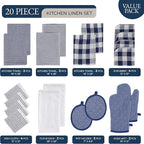 LANE LINEN Flour Sack Dish Towels Set - Image 2