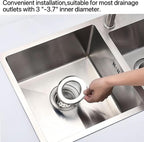2PCS Kitchen Sink Drain Strainer, Stainless Steel Mesh Sink Strainer, Kitchen - Image 6