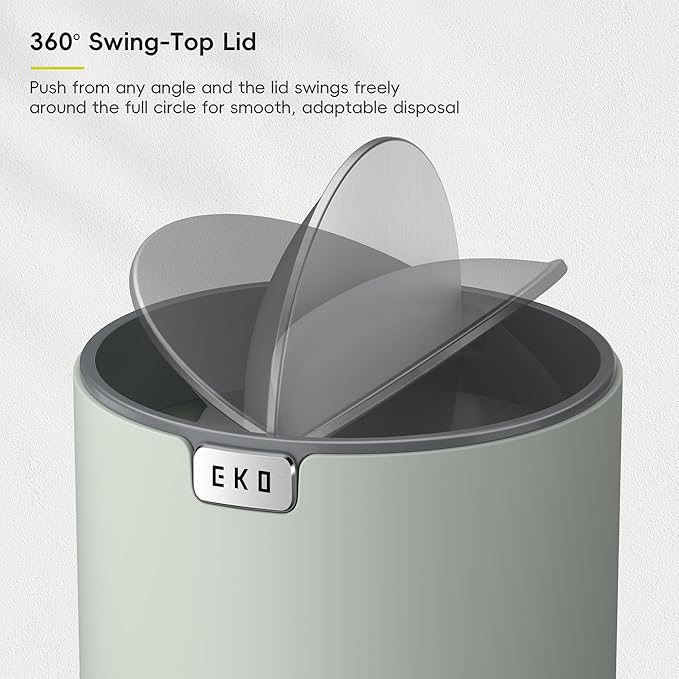 EKO Fandy 0.4 Gal/1.5L Mini Tabletop Trash Bin - Image 5
