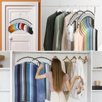 6 Pack Legging Organizer for Closet Hanging, Pants Hangers - Image 7