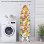 Hippie Flower Ironing Board Cover Christmas Full Size Scorch Resistant Padding - Image 3