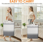 4 Pack Large Laundry Baskets, Laundry Hampers, Freestanding Waterproof - Image 6