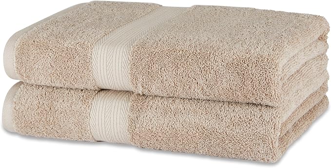 Amazon Basics Fade-Resistant 100% Cotton Bath Towel, Machine Washable by AmazonBasics