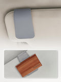 Patented Leather Car Air Freshener Visor Clip, Compatible by POMOA