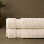 Fabdreams 100% Organic Cotton Bath Sheet Set of 2 700 GSM Oversized Towels by Fabdreams