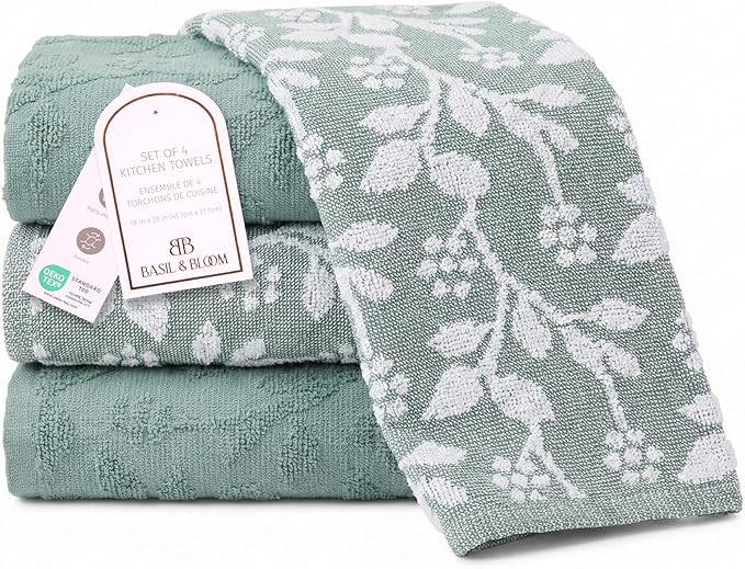 MosJos Kitchen Towels, 18 x 28 Kitchen Linens by MosJos