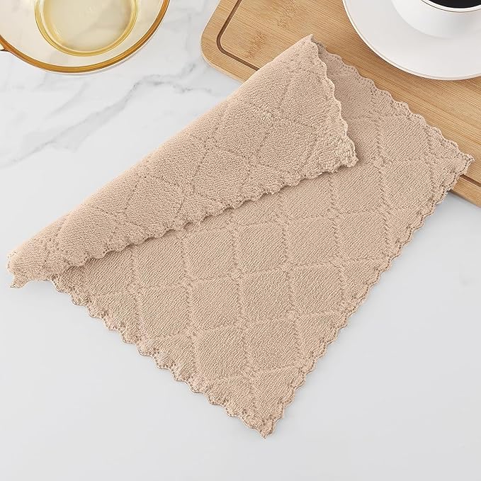 Homaxy 18 Pack Kitchen Dish Cloths, Super Soft and Absorbent Coral Velvet Dish - Image 2