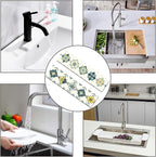 Bimkole 2 PCS Faucet Absorbent Mat, Kitchen Faucet Sink Splash Guard Wraparound - Image 7