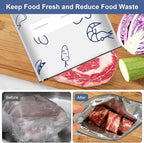 30 PCS Reusable Aluminum Foil Sealable Storage Bags, 2026 New Resealable Vacuum - Image 6