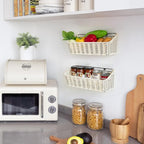 GRANNY SAYS Wicker Hanging Basket, 2 Pack Storage Baskets - Image 2