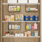 3-Pack Hanging Laundry Room Organizaton：Foldable Laundry Basket Wire Basket - Image 7