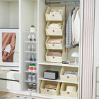 4 Tier Hanging Closet Organizer, Disassemblable Clothes Hanging Shelves - Image 6