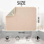 2 Pack Microfiber Dish Drying Mat - Image 2