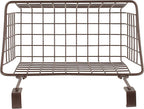 Spectrum Medium Cabinet Door Wire Basket Grid Over Cabinet Organizer Bronze - Image 4