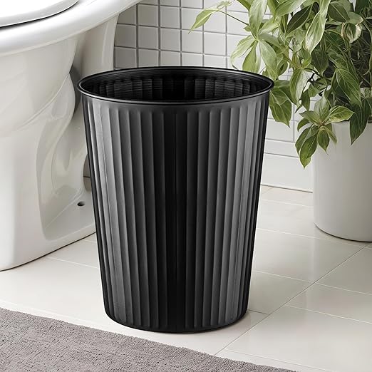 Monarch Abode Metal Bathroom Trash Can – Waste Basket - Image 4