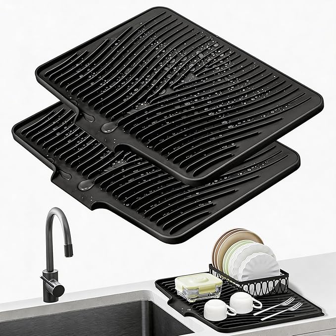 Dish Drying Mat, Stone Drying Mat by TIKNIKHomeOutdoor