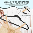25 Premium Kids Velvet Hangers - Image 6