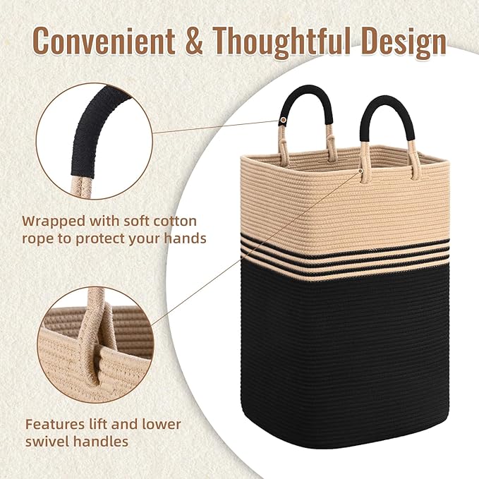 Laundry Basket Hamper, Blanket Storage, Dirty Clothes Hamper - Image 2