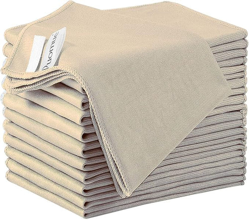 12 Pack Microfiber Glass Cleaning Cloth, 12 Inch X 16 Inch, Lint Free Quickly by Puomue