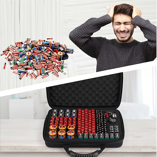 Battery Organizer, Battery Organizer Storage Case - Image 7