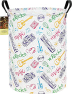 HUNRUNG Laundry Hamper, Large Canvas Fabric Lightweight Storage Basket Toy by HUNRUNG