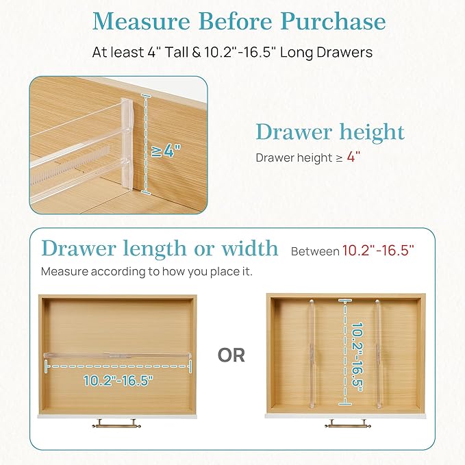 Vtopmart 14 Pack Drawer Dividers - Image 7