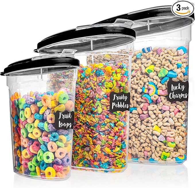 Shazo 3 PC Cereal Container Storage Set by Shazo
