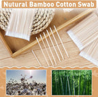 Fenshine 1000 Count Microblading Cotton Swab, Cotton Swabs Pointed Tip - Image 4