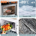 12 Pack Glass Food Storage Container Set - Image 4