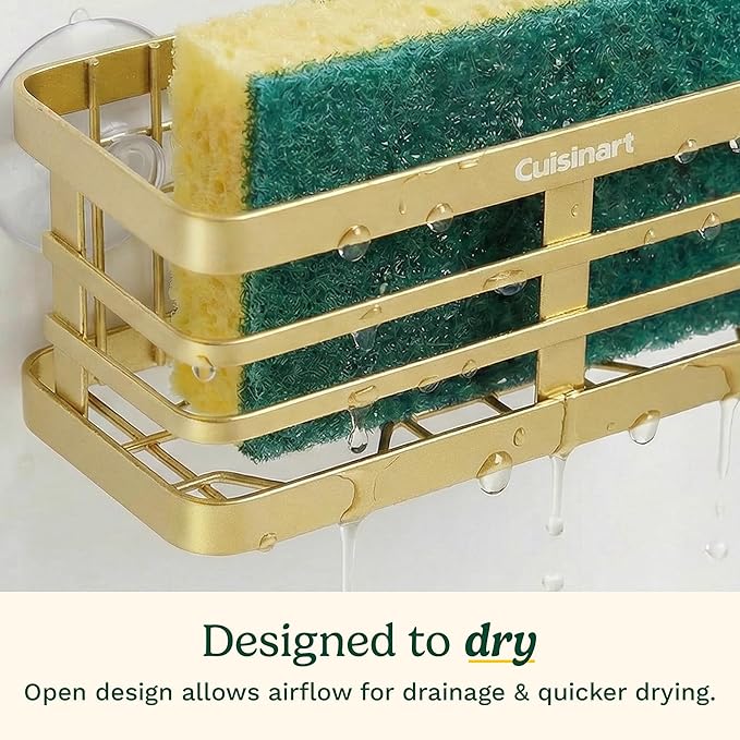 Cuisinart Sponge Holder for Kitchen Sink—Metal Sink Caddy - Image 4