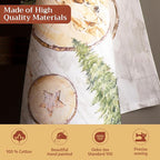 Maison d' Hermine Kitchen Towels Set of 3 100% Cotton 20" x 27.5" Reusable - Image 3