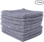 Microfiber Facial Cloths, 8 Pack, Super Absorbent, Quick Drying Fast, - Image 2
