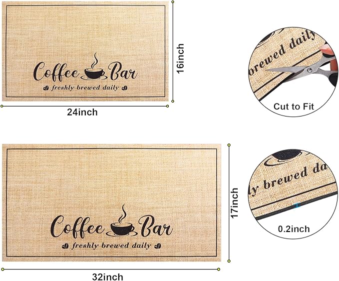 Absorbent Coffee Mat, Fashion Dish Drying Mat - Image 2