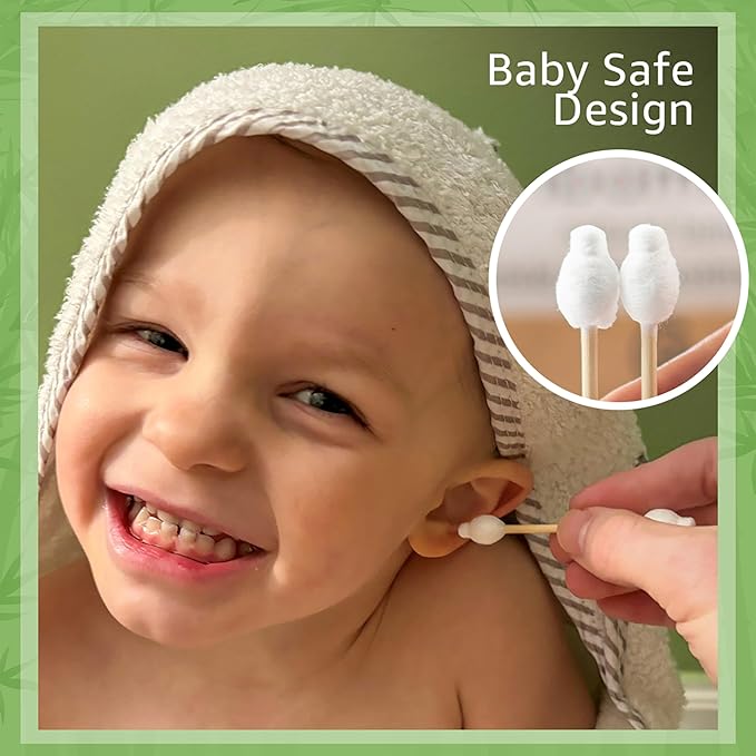 100% Bamboo Cotton Swabs for Ears - Image 3