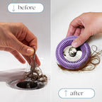 Hair Catcher for Shower Drain & Bathtub – TubRing Pop-Up Drain Protector & - Image 5