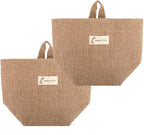 Foraineam 6 Pack Mini Hanging Storage Bag Cotton Linen Decorative Wall-Hanging - Image 5