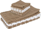 Ritz Premium 3-Pack Kitchen Towel & 6-Pack Dish Cloth Set by Ritz+Foodservice