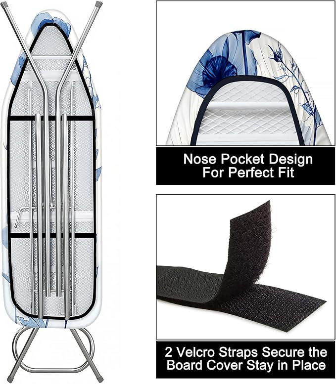 Quick Install Ironing Board Cover 17" x 55" Ironing Board Cover - Image 3