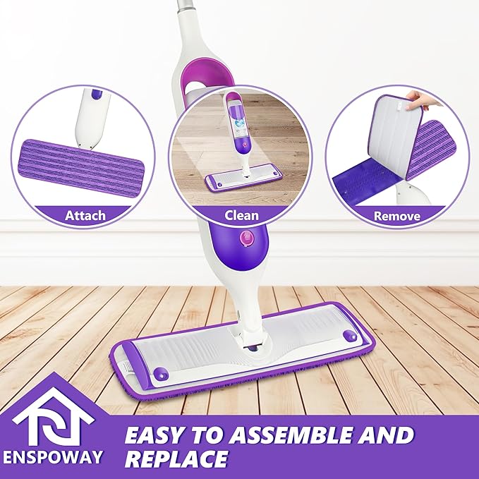 Reusable Mop Refills Pads for Swiffer PowerMop, 4 Pack Power Mop Refill Pads - Image 5