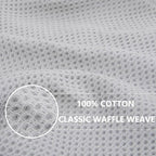 Homaxy 100% Cotton Waffle Weave Kitchen Dish Towels, Ultra Soft Absorbent Quick - Image 2