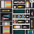 Vtopmart 25 PCS Office Desk Drawer Organizers Set, 4-Size Versatile Plastic by Vtopmart