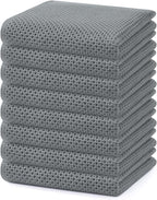 Homaxy 100% Cotton Waffle Weave Kitchen Dish Towels, Ultra Soft Absorbent Quick by Homaxy